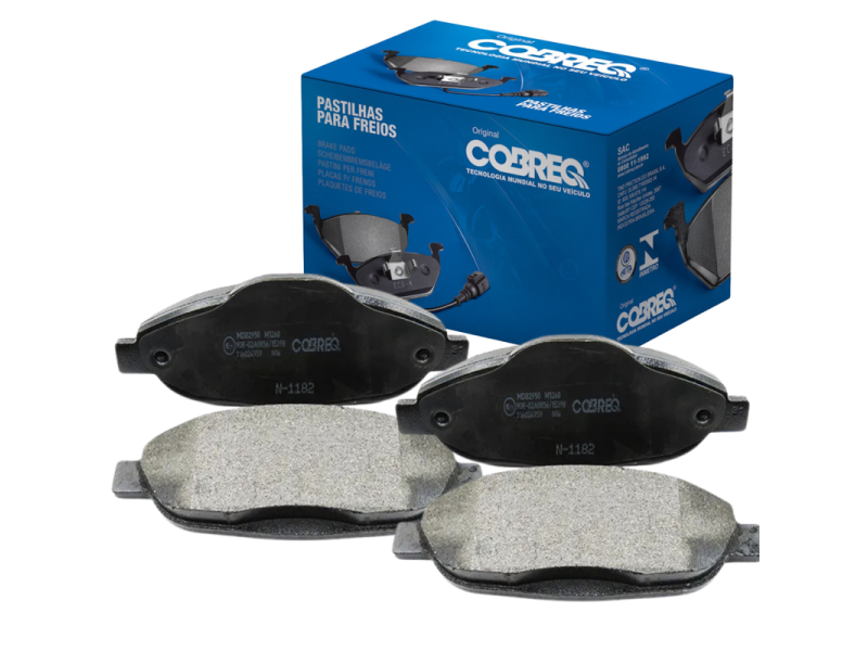 Pastilha de freio Citroen C4 Lounge 2.0 2014 até 2016 - COBREQ